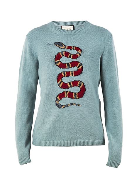 gucci snake print sweater|Gucci Snake Crewneck Sweater .